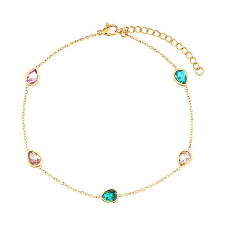 Color Drop Fußkette