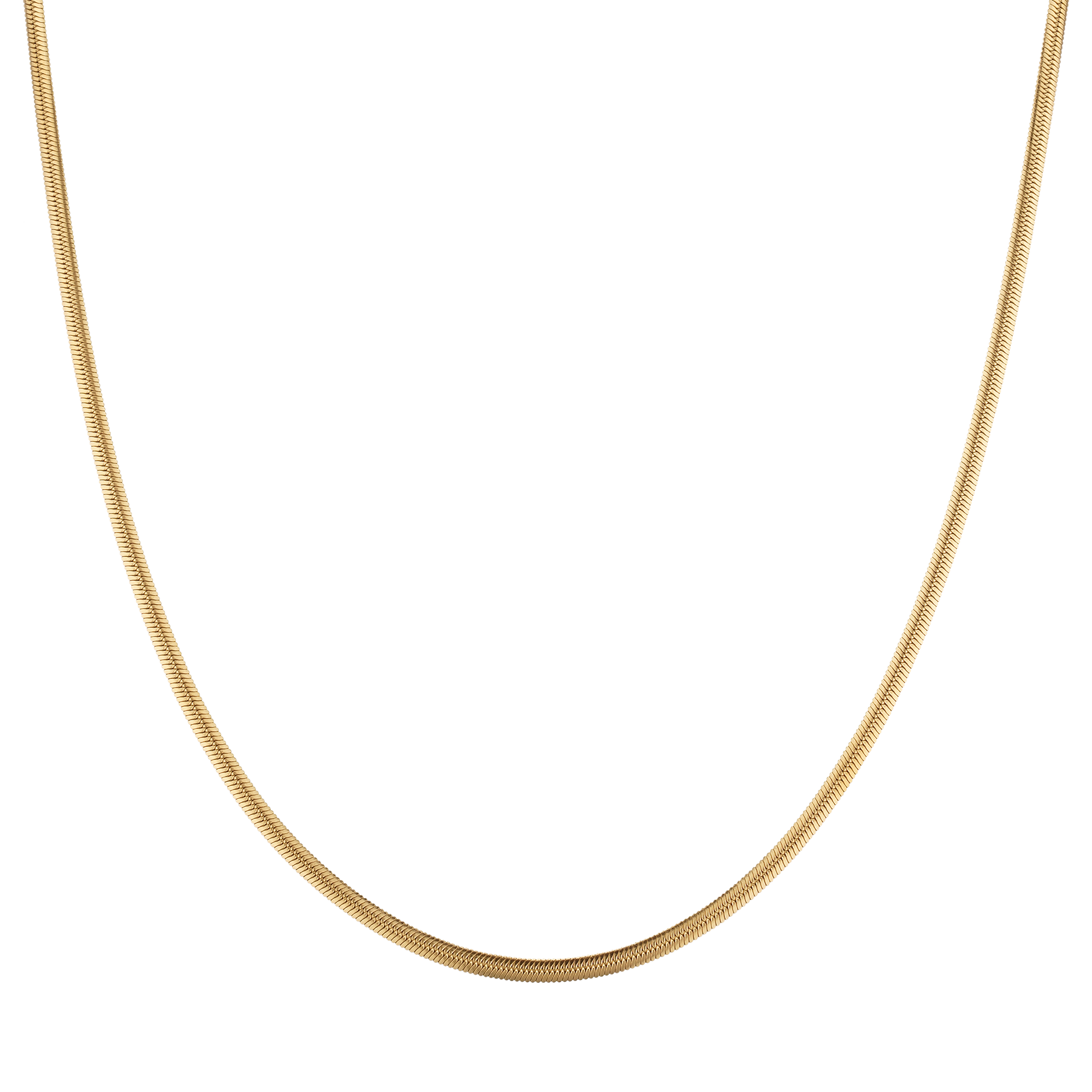 Smooth chain gold – Ladesa Jewellery